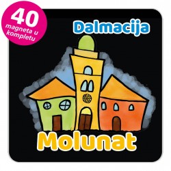 Magneti gradić EKO V 01 B Molunat komplet 40 ili 20 kom