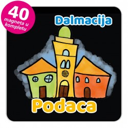 Magneti gradić EKO V 01 B Podaca komplet 40 ili 20 kom