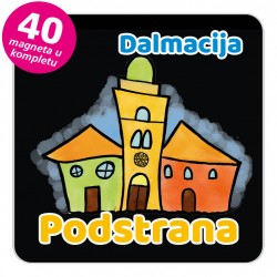 Magneti gradić EKO V 01 B Podstrana komplet 40 ili 20 kom