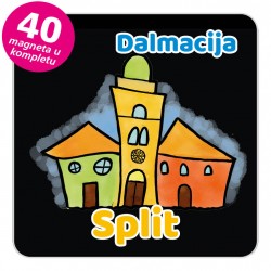 Magneti gradić EKO V 01 B Split komplet 40 ili 20 kom