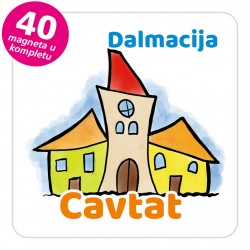 Magneti gradić EKO V 02 W Cavtat komplet 40 ili 20 kom