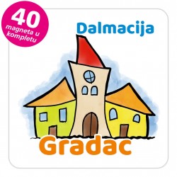 Magneti gradić EKO V 02 W Gradac komplet 40 ili 20 kom