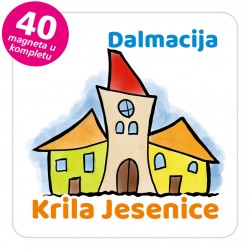 Magneti gradić EKO V 02 W Jesenice komplet 40 ili 20 kom