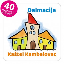 Magneti gradić EKO V 02 W Kaštel Kambelovac komplet 40 ili 20 kom