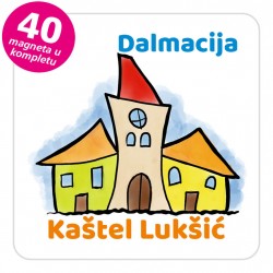 Magneti gradić EKO V 02 W Kaštel Lukšić komplet 40 ili 20 kom
