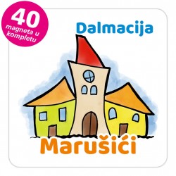 Magneti gradić EKO V 02 W Marušići komplet 40 ili 20 kom