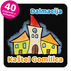 Magneti gradić EKO V 02 B Kaštel Gomilica komplet 40 ili 20 kom