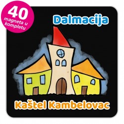 Magneti gradić EKO V 02 B Kaštel Kambelovac komplet 40 ili 20 kom