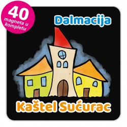 Magneti gradić EKO V 02 B Kaštel Sućurac Kuk komplet 40 ili 20 kom