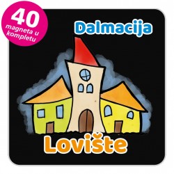 Magneti gradić EKO V 02 B Lovište komplet 40 ili 20 kom