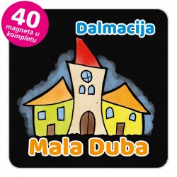 Magneti gradić EKO V 02 B Mala Duba komplet 40 ili 20 kom