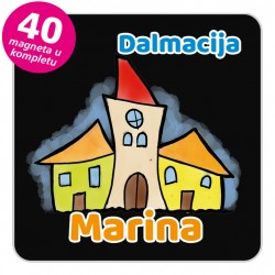 Magneti gradić EKO V 02 B Marina komplet 40 ili 20 kom