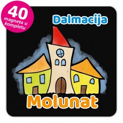 Magneti gradić EKO V 02 B Molunat komplet 40 ili 20 kom