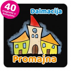 Magneti gradić EKO V 02 B Promajna komplet 40 ili 20 kom