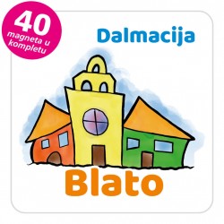 Magneti gradić EKO V 03 W Blato komplet 40 ili 20 kom