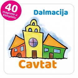 Magneti gradić EKO V 03 W Cavtat komplet 40 ili 20 kom