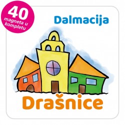 Magneti gradić EKO V 03 W Drašnice komplet 40 ili 20 kom