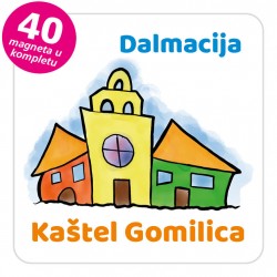 Magneti gradić EKO V 03 W Kaštel Gomilica komplet 40 ili 20 kom