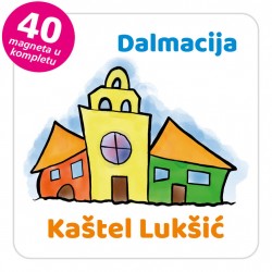 Magneti gradić EKO V 03 W Kaštel Lukšić komplet 40 ili 20 kom