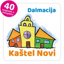 Magneti gradić EKO V 03 W Kaštel Novi komplet 40 ili 20 kom