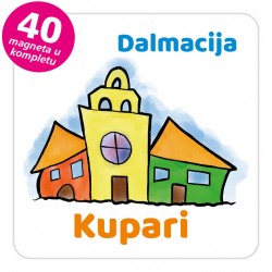 Magneti gradić EKO V 03 W Kupari komplet 40 ili 20 kom