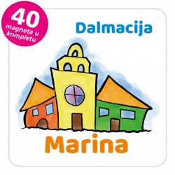 Magneti gradić EKO V 03 W Marina komplet 40 ili 20 kom