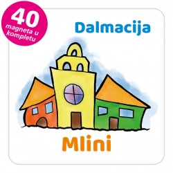 Magneti gradić EKO V 03 W Mlini komplet 40 ili 20 kom