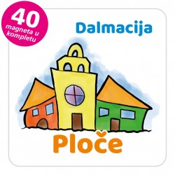 Magneti gradić EKO V 03 W Ploče komplet 40 ili 20 kom