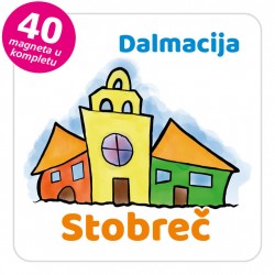 Magneti gradić EKO V 03 W Stobreč komplet 40 ili 20 kom