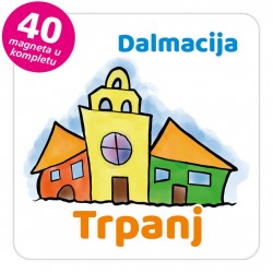 Magneti gradić EKO V 03 W Trpanj komplet 40 ili 20 kom