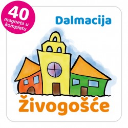 Magneti gradić EKO V 03 W Živogošće komplet 40 ili 20 kom