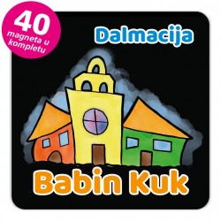 Magneti gradić EKO V 03 B Babin Kuk komplet 40 ili 20 kom