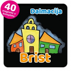 Magneti gradić EKO V 03 B Brist komplet 40 ili 20 kom