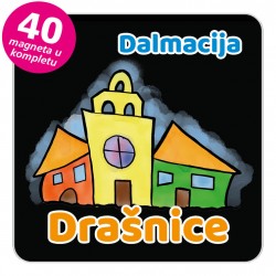 Magneti gradić EKO V 03 B Drašnice komplet 40 ili 20 kom