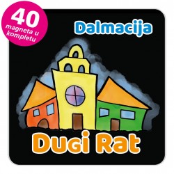 Magneti gradić EKO V 03 B Dugi Rat komplet 40 ili 20 kom