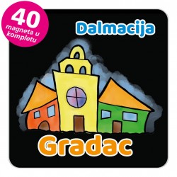 Magneti gradić EKO V 03 B Gradac komplet 40 ili 20 kom