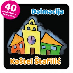 Magneti gradić EKO V 03 B Kaštel Štafilić komplet 40 ili 20 kom