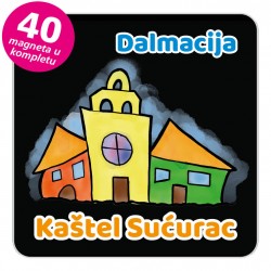 Magneti gradić EKO V 03 B Kaštel Sućurac Kuk komplet 40 ili 20 kom