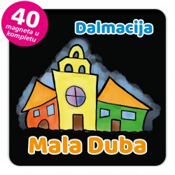 Magneti gradić EKO V 03 B Mala Duba komplet 40 ili 20 kom