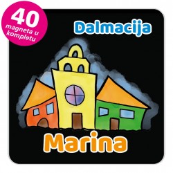 Magneti gradić EKO V 03 B Marina komplet 40 ili 20 kom