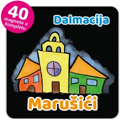 Magneti gradić EKO V 03 B Marušići komplet 40 ili 20 kom