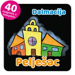 Magneti gradić EKO V 03 B Pelješac komplet 40 ili 20 kom