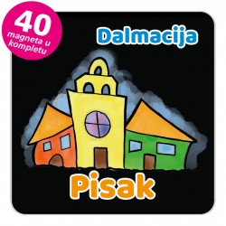 Magneti gradić EKO V 03 B Pisak komplet 40 ili 20 kom