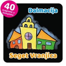 Magneti gradić EKO V 03 B Seget Vranjica komplet 40 ili 20 kom