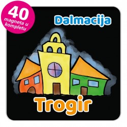 Magneti gradić EKO V 03 B Trogir komplet 40 ili 20 kom