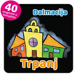 Magneti gradić EKO V 03 B Trpanj komplet 40 ili 20 kom