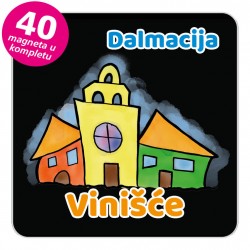 Magneti gradić EKO V 03 B Vinišće komplet 40 ili 20 kom