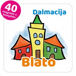 Magneti gradić EKO V 04 W Blato komplet 40 ili 20 kom