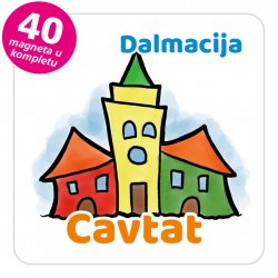 Magneti gradić EKO V 04 W Cavtat komplet 40 ili 20 kom