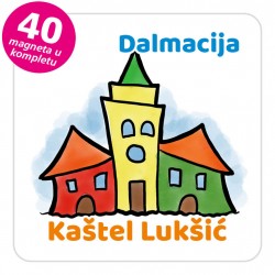 Magneti gradić EKO V 04 W Kaštel Lukšić komplet 40 ili 20 kom